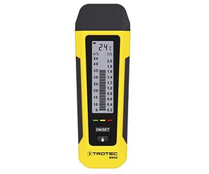 TROTEC BM22 Damp Indicator Moisture Meter Wood Moisture Meter Humidity Tester Meter Moisture Measurement Like Plaster, or Screed