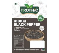 Trothic Spices Black Pepper Corns | Idukki Pepper | Kali Mirch | Extra Bold | Kerala Whole Spice | 200g
