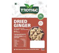 Trothic Spices Dry Ginger Whole Sabut Saunth Sonth Sukku 100% Organic and Natural Good for Digestion & Immunity Perfect for Cooking, Teas & Ayurvedic Uses - 100Gm