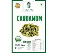 Trothic Spices Green Cardamom Whole, Elaichi Seeds | Big Size 7.5-8 mm (100 Gram)
