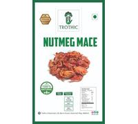 Trothic Whole Spices Nutmeg Mace Javitri | Big Size Japatri Jathipathri | Pesticide Free| Kerala Origin (200 Gm)