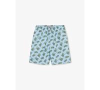 Trotters Boys Blue/turtle Kids Men's Daddy & Me Turtle-print Drawstring-waist Swim Shorts M