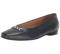 Trotters Women's Harmony Ballet Flat, Navy, 4 UK Wide