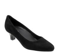 Trotters Womens Kate, Black Suede, 8.5 UK Wide