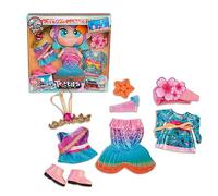 Trotties - Looks of the World, 3 Outfits from Different Countries for Large Dolls of 35 cm, from Japan, India and Australia, 3 years, Famous (TFT16000)