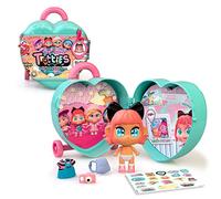 Trotties Mini Sophie with Trolley and Small Suitcase, 1 Doll with Clothes and Accessories, 2 Background Scenarios and Stickers, Store and Take Anywhere, 4 Models, 3 Years and Above
