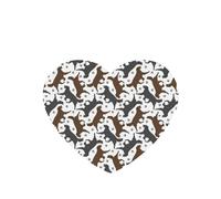 Trotting Flat Coated Retrievers Paw Printing 10 Pieces Air Freshener Car Hanging Cards Air Freshener Sheets With Rope For Cars Home