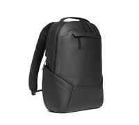 Troubadour Apex Leather Backpack - Innovative Waterproof Leather Laptop Backpack Fits Up to 17" - Ergonomic Design for Ultimate Comfort and Function - Black