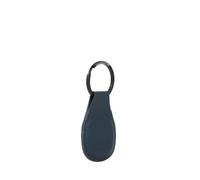 Troubadour Canopy Leather Keychain | Compatible with Apple AirTag | Basalt | Moulded Leather Protection | Swivel Clip | Keyring | Tether Point | Vegetable-Tanned Leather | LWG Gol