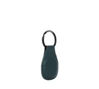 Troubadour Canopy Leather Keychain | Obsidian Green | Compatible with Apple AirTag | Moulded Leather Protection | Swivel Clip | Keyring | Tether Point | LWG Gol
