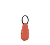 Troubadour Canopy Leather Keychain | Terracotta | Compatible with Apple AirTag | Moulded Leather Protection | Swivel Clip | Keyring | Tether Point | LWG Gol