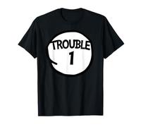 Trouble 1 t-shirt Funny Trouble One Matching Group Trouble 1 T-Shirt
