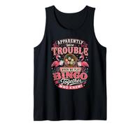 Trouble Friends Squad Women Bingo Night Crew Tank Top