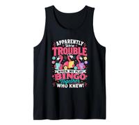 Trouble Friends Squad Women Bingo Night Crew Tank Top