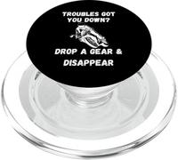 Trouble got you down Drop a gear| funny motorcycle saying PopSockets PopGrip for MagSafe