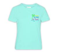 Trouble Maker Crew Neck T-shirt, female, MC2 Saint Barth, T-Shirts, Blue, M, Tops M
