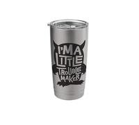 Trouble Maker, Devil Imp Demon Monster Graphic Stainless Steel Insulated Tumbler