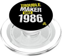 Trouble Maker since 1986 - Sarcastic Joke Birth Year PopSockets PopGrip for MagSafe