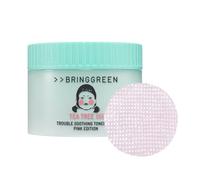 Trouble Soothing Toner Pad Pink Edition - Tea Tree Cica by Bring Green for Unisex - 90 Pc Pads