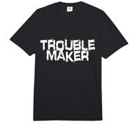Troublemaker My Name is Stress Here Comes Trouble Maker Comfort Colors Adult Heavyweight T-Shirt