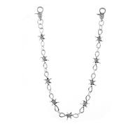 Trouser Chain Men's Hip Hop Rock Thorn Spike Metal Jeans Chain Punk Style Accessory for decor