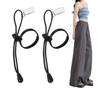 Trouser Clip - Wide Leg Fix, Anti Drag, Cotton Lanyard Clip, Prevent Trousers from Ground Dragging, Adjustable Studio Backdrop Support Tool | Studio Photo Video Wedding