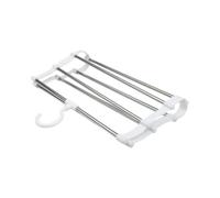 Trouser Hanger Space Saving Stainless Steel Foldable Wardrobe Rack 2 Pack