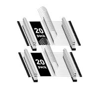 Trouser Hanger, WEIDMAX Pant Hangers 40 Pcs Space Saving Skirt Hangers with Clips Adjustable Non-Slip Coat Suit Skirt Hangers Heavy Duty Chrome Clothes Hangers Clothes Hook