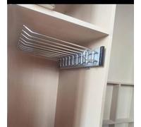 Trouser Rack Pull Out Hanger Closet Organizer Rack, Rack Bar For Pants Coats Hanging Rod For Closet Storage Retractable Wardrobe Closet Hanger Towel For Jeans Clothes Sorting (Color : Right) LWX