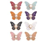 Trouser Waist Tightener for Women, Butterfly-shaped Waist Buttons, Set of 8, Adjustable Clamp Clasps, Clothing Accessories for Women, Girls, Mothers, Sisters