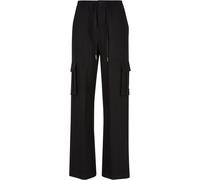 Trousers cargo jambe large femme Urban Classics Vicose Noir S