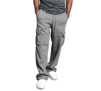 Trousers Cargo Sweat Pants Grey Sweatpants 25 Inch Leg Regular Fit Solid Drawstring Waist Men's Clothing Mens Tall Joggers Black Trousers Track Suit Bottoms Suit Pants Gym Wear