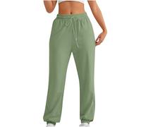 Trousers for Women UK Sweatpants Womens Plain Baggy Fleece Lined Tapered Leg Jogger Size 12 Walking Trousers for Women Ladies Joggers Size 16 Dance Pants Woman Clothes Mint Green