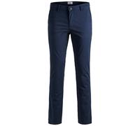 Jack & Jones Trousers Marco Bowie Slim Fit Cotton Blue 29x30