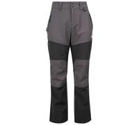 Trespass Mens Waterproof Trousers Softshell Zip Pockets Articulated Knees Marco Black