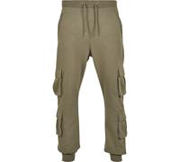 Urban Classics Double Pocket Terry Cargo Pants Green M Man