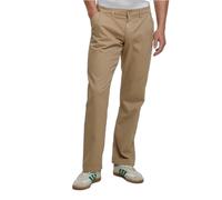 Trousers Urban Classics Pleated Twill Beige 30