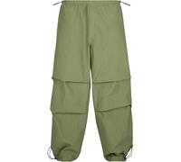 Trousers Urban Classics Popline Parachute Vert M