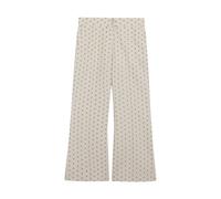 Trousers With Floral Pattern - female - Valentino Garavani - Wide Trousers - Beige - XS - Trousers XS
