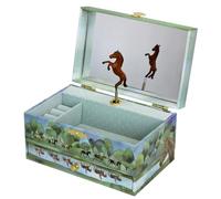 Trousselier Horses Normandy Musical Jewellery Box