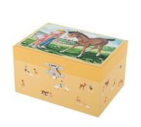 Trousselier - Music Box Young Horse - Children Memories © Jeanne Lagarde- Ideal Young Girl'S Gift - Music Piano Sonata By Mozart - Multicolor - 2 count