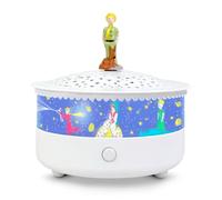 Trousselier - Musical and Luminous Baby Night Light The Little Prince - Crying Detector Night Light USB Rechargeable Star Projector - 4 Music Included - 14 cm