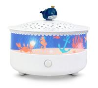Trousselier - Musical and Ocean Baby Night Light - Baby Crying Detector USB Rechargeable Star Projector - Sleeping Beauty Music - 14 cm