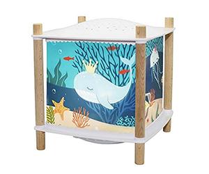 Trousselier - Ocean - Nightlight - Lantern Revolution 2.0 - Cartoon - Musical Star Projector - Music & Evening Stories By Streaming - Crying Detector - Rechargeable Battery - 2 Count