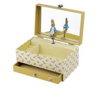 Trousselier - Peter Rabbit Treasure Box & Musical Jewellery Box - Ideal Children's Gift - Vivaldi Spring Music - Colour: Green