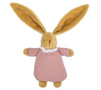 Trousselier - Soft Toy - Bunny Comforter - 20 Cm High - Linen Fabric - Classic Chic - Ideal Birth Gift - Machine Washable - Old Pink Color - 2 Count