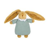 Trousselier - Soft Toy - Bunny Comforter - 20 Cm High - Linen Fabric - Classic Chic - Ideal Birth Gift - Machine Washable - Celadon Green Color - 2 Count