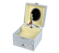 Trousselier - The Little Prince© Saint Exupery - Treasure Box & Musical Jewelry - Ideal Children's Gift - Music Blue Danube - Green Color - 2 Count