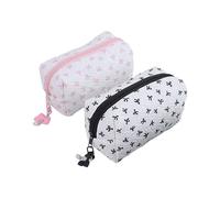 Trousses Scolaires À Nœud - Set of 2 Trousses Esthétiques Mignonnes, Multifonction Pour École, Makeup, Beauté, Toilette, Voyage, Filles et Femmes