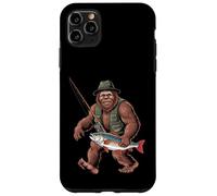 Trout Bigfoot Fisherman Walking Sasquatch Fishing Case for iPhone 11 Pro Max